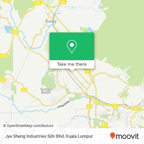 Jye Sheng Industries Sdn Bhd map