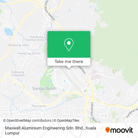 Maxwell Aluminium Engineering Sdn. Bhd. map