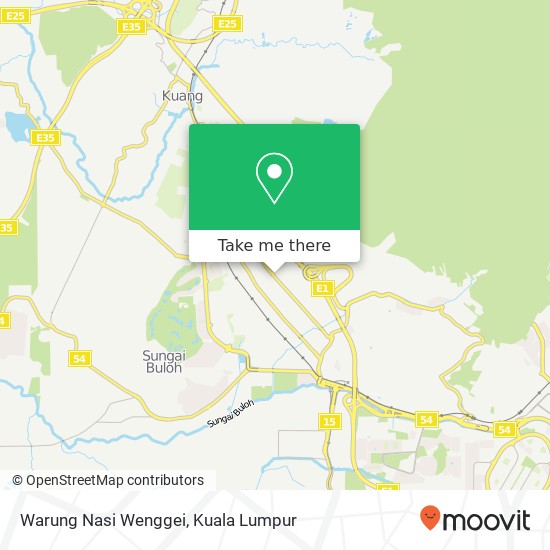 Warung Nasi Wenggei map