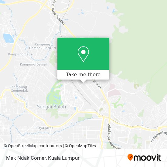 Mak Ndak Corner map