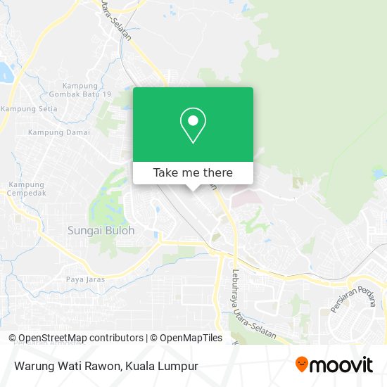 Warung Wati Rawon map