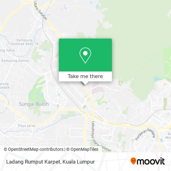 Peta Ladang Rumput Karpet