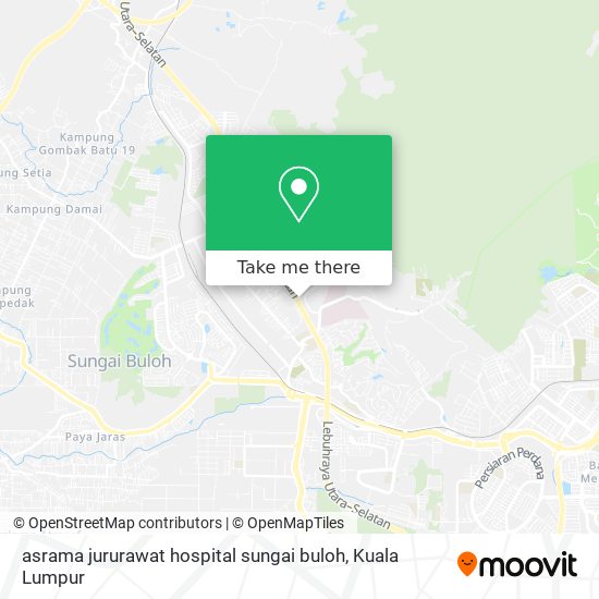 Peta asrama jururawat hospital sungai buloh