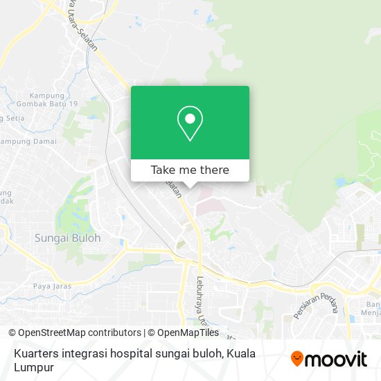 Peta Kuarters integrasi hospital sungai buloh
