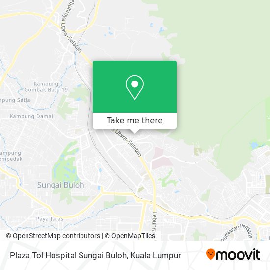 Plaza Tol Hospital Sungai Buloh map