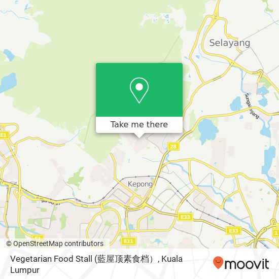 Peta Vegetarian Food Stall