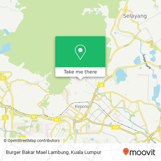 Burger Bakar Mael Lambung map