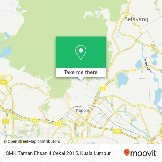 SMK Taman Ehsan 4 Cekal 2015 map