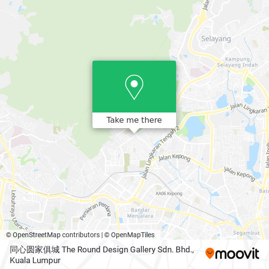 同心圆家俱城 The Round Design Gallery Sdn. Bhd. map