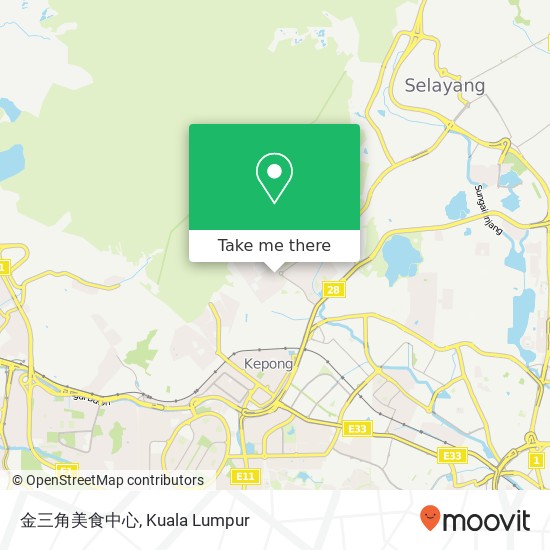 金三角美食中心 map