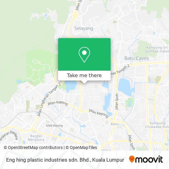 Eng hing plastic industries sdn. Bhd. map