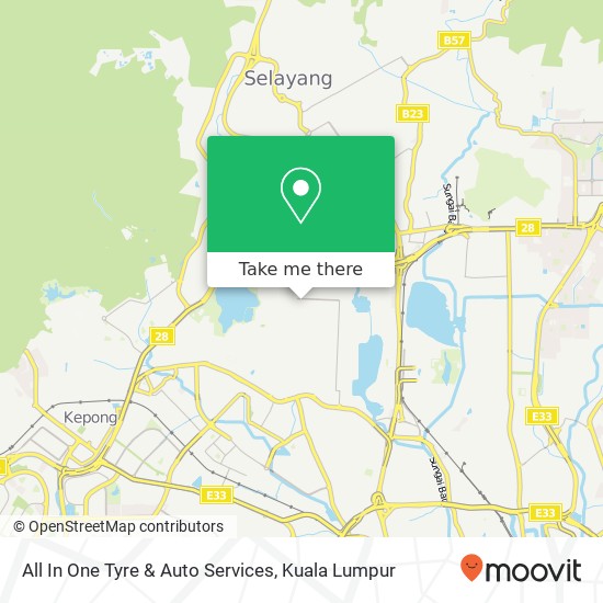 All In One Tyre & Auto Services map