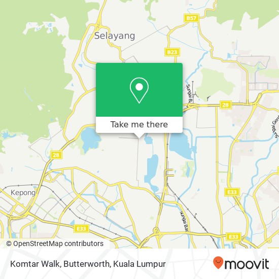 Komtar Walk, Butterworth map