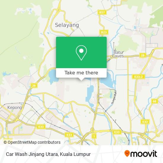 Car Wash Jinjang Utara map