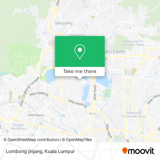 Peta Lombong jinjang