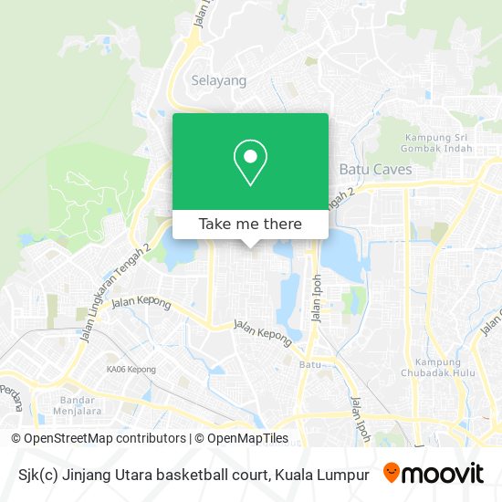 Peta Sjk(c) Jinjang Utara basketball court