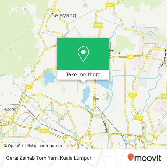 Gerai Zainab Tom Yam map