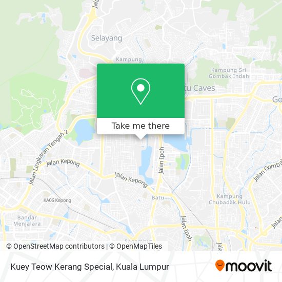 Kuey Teow Kerang Special map