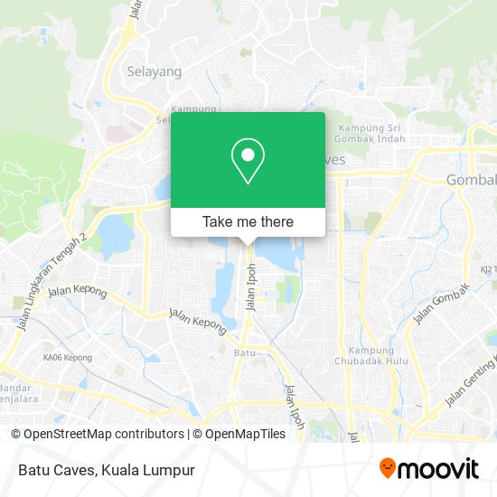 Batu Caves map