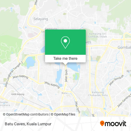 Batu Caves map
