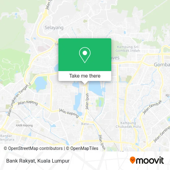 Bank Rakyat map
