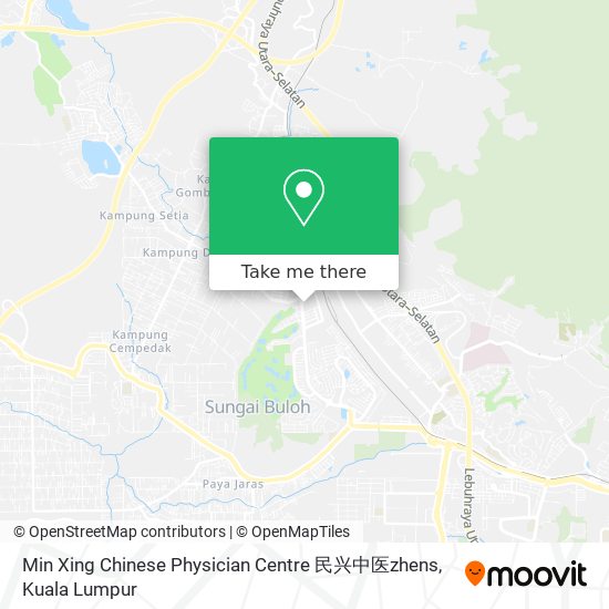Min Xing Chinese Physician Centre 民兴中医zhens map