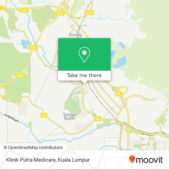 Klinik Putra Medicare map