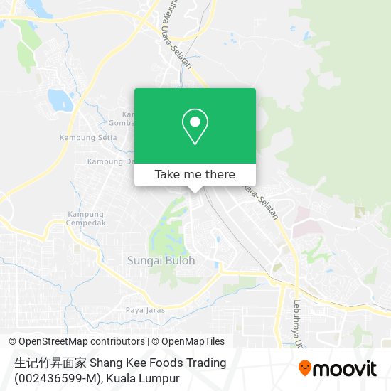 Peta 生记竹昇面家 Shang Kee Foods Trading (002436599-M)