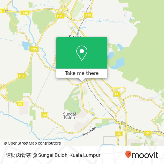 Peta 連財肉骨茶 @ Sungai Buloh