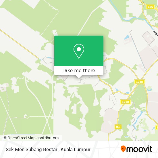 Sek Men Subang Bestari map