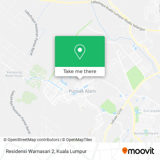 Residensi Warnasari 2 map