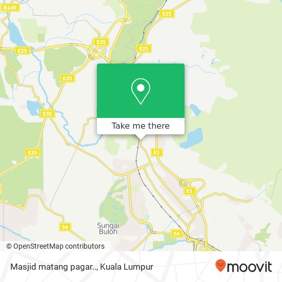 Masjid matang pagar.. map