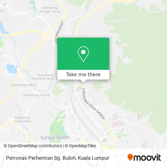Peta Petronas Perhentian Sg. Buloh