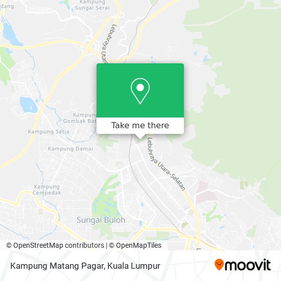Peta Kampung Matang Pagar