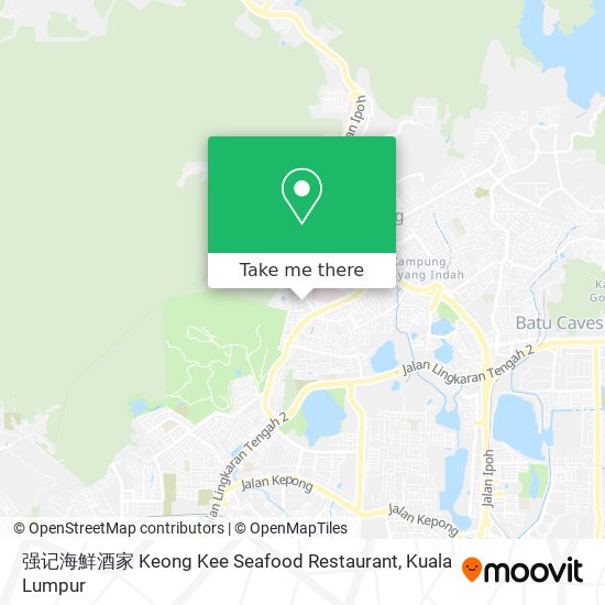 Peta 强记海鮮酒家 Keong Kee Seafood Restaurant