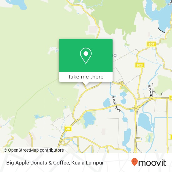 Big Apple Donuts & Coffee map