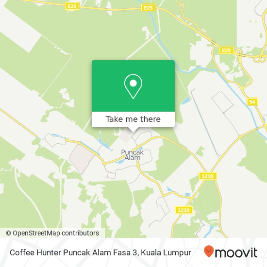 Peta Coffee Hunter Puncak Alam Fasa 3
