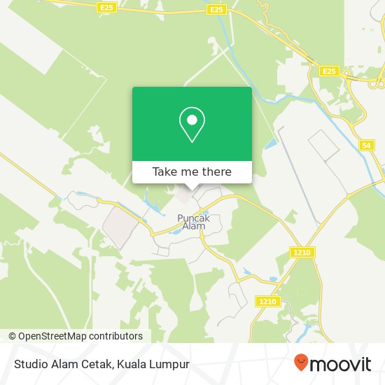 Studio Alam Cetak map