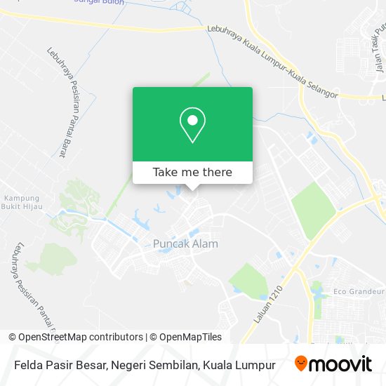 Peta Felda Pasir Besar, Negeri Sembilan