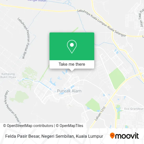 Felda Pasir Besar, Negeri Sembilan map