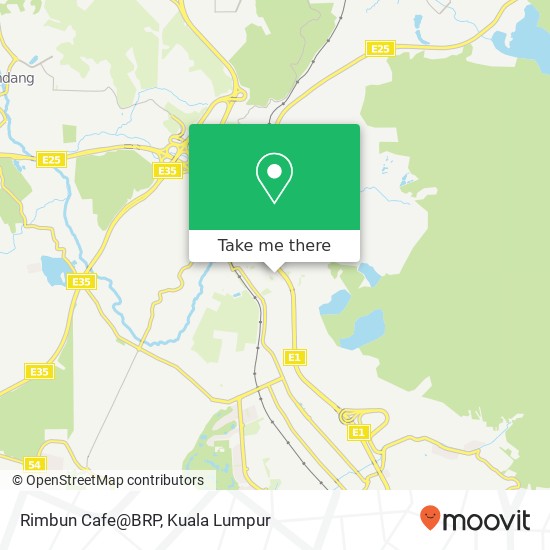 Rimbun Cafe@BRP map