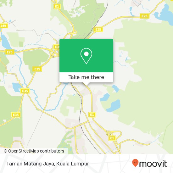 Peta Taman Matang Jaya