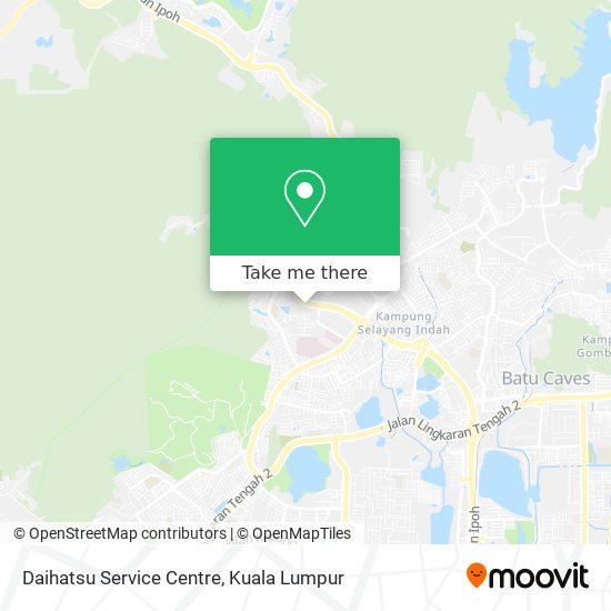 Daihatsu Service Centre map