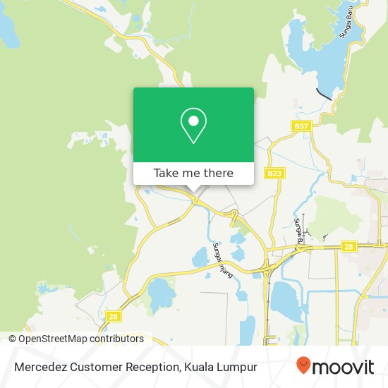 Mercedez Customer Reception map