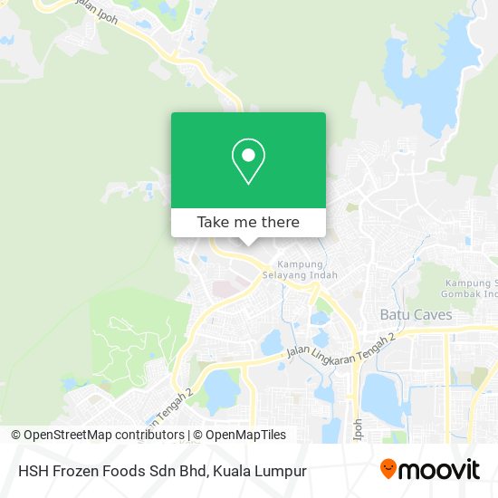 HSH Frozen Foods Sdn Bhd map
