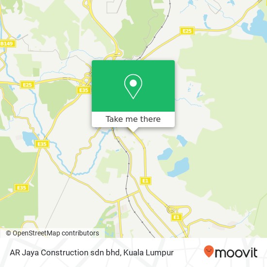 AR Jaya Construction sdn bhd map