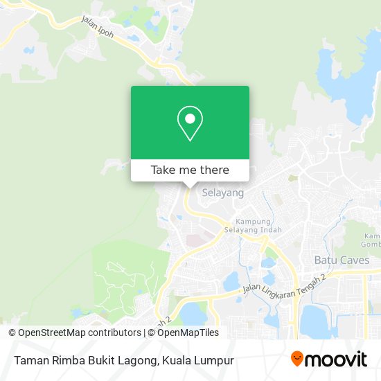 Peta Taman Rimba Bukit Lagong