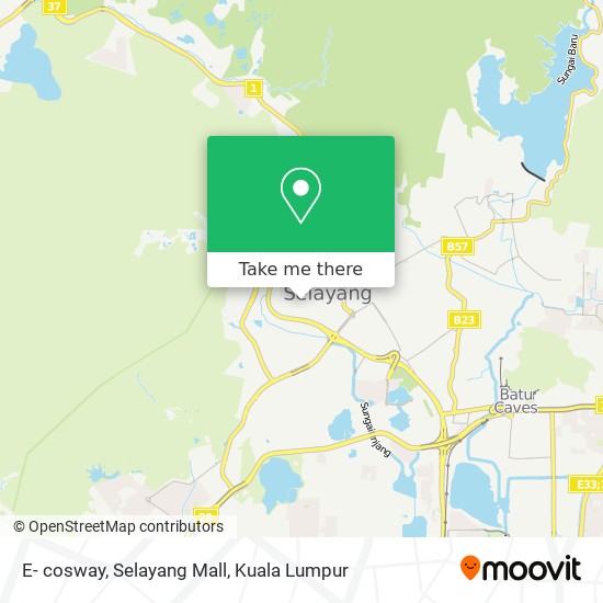 E- cosway, Selayang Mall map