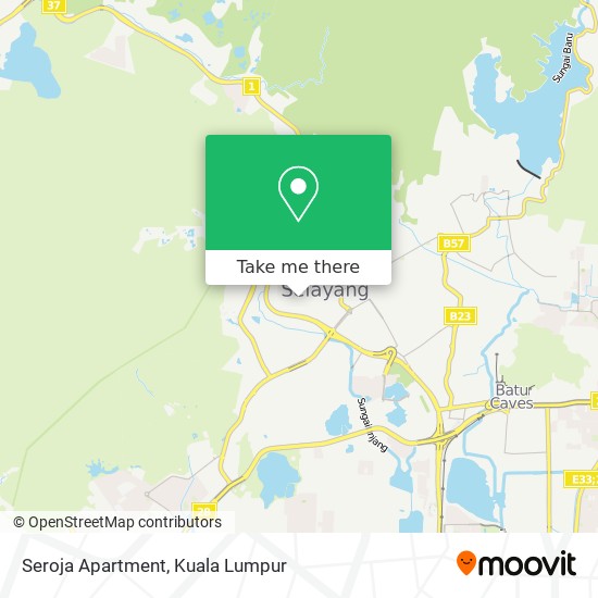 Seroja Apartment map