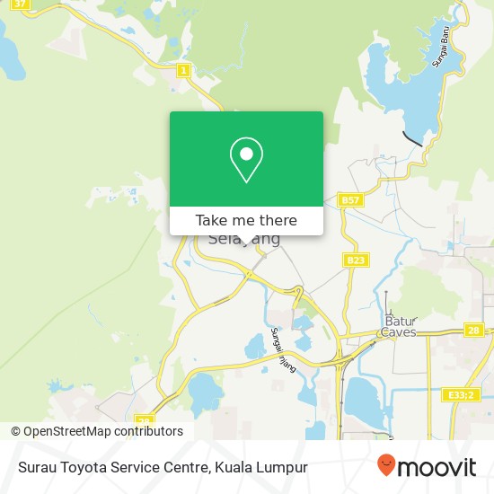Peta Surau Toyota Service Centre